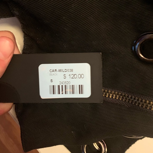 CARMAR Black Denim Top - Picture 3 of 3